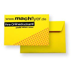 Maschinen-Kuvertierhüllen in vielen verschiedenen Größen kaufen und kostenlos bestellen bei der Online Druckerei machflyer aus Mainz.