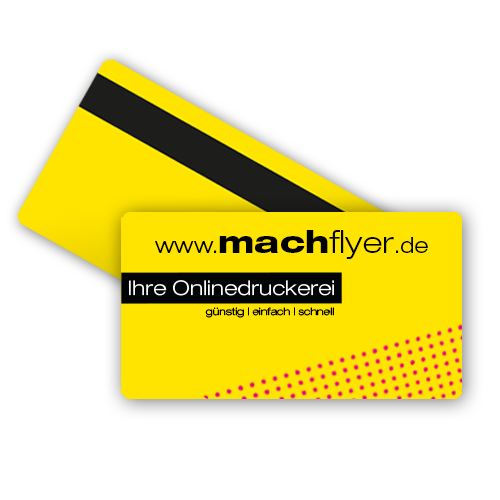 Plastikkarten in vielen verschiedenen Größen kaufen und kostenlos bestellen bei der Online Druckerei machflyer aus Mainz.