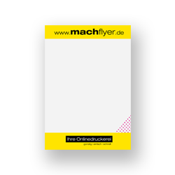 Briefpapier DIN A4, 5/0 farbig<br>(Vorderseite: CMYK 4-farbig + Gold-Farbe / Rückseite: unbedruckt)