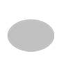 Hohlkammerplatte oval (oval konturgefräst) <br>einseitig 4/0-farbig bedruckt