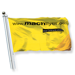 Fahnen und Flaggen günstig in vielen verschiedenen Größen kaufen und kostenlos bestellen bei der Online Druckerei machflyer aus Mainz.