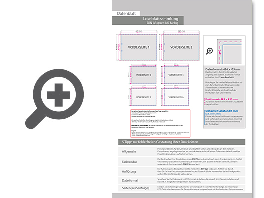 Product Bild loseblattsammlung_din_a3_quer__448_bl__tter_pro_sammlung__vorne_schwarz_(1_0)