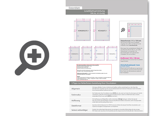 Product Bild loseblattsammlung_din_a6__516_bl__tter_pro_sammlung__vorne_und_hinten_farbig_(4_4)