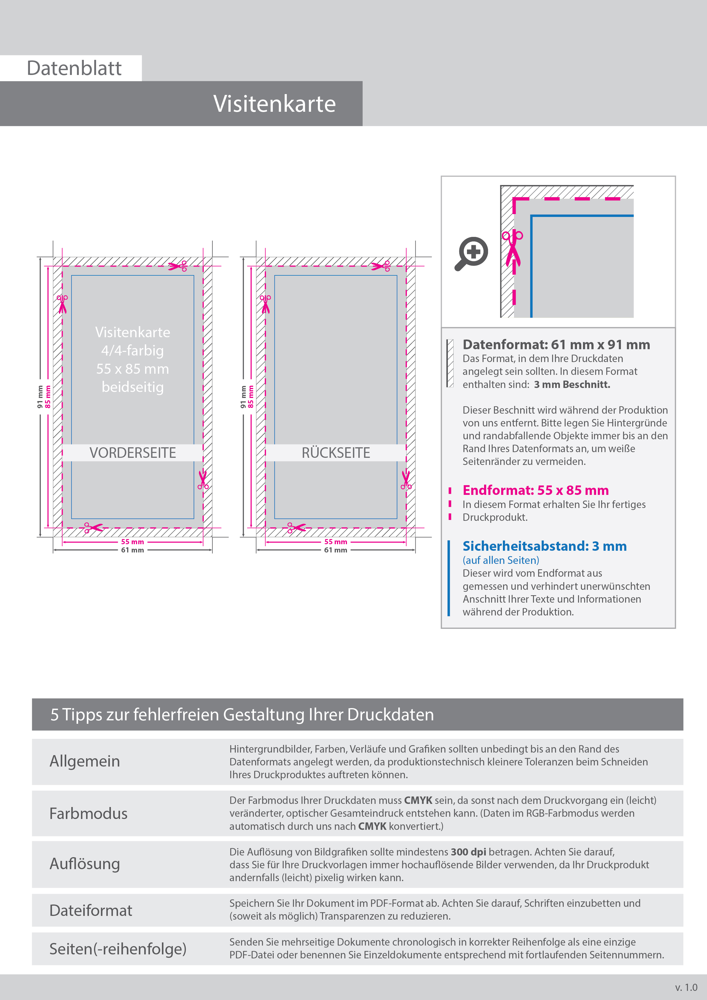 Product Bild multiloft-visitenkarten_hoch_55_x_85_mm_mit_einseitiger_hei__folienpr__gung_gold__4_4_farbig_(beidseitiger_druck)