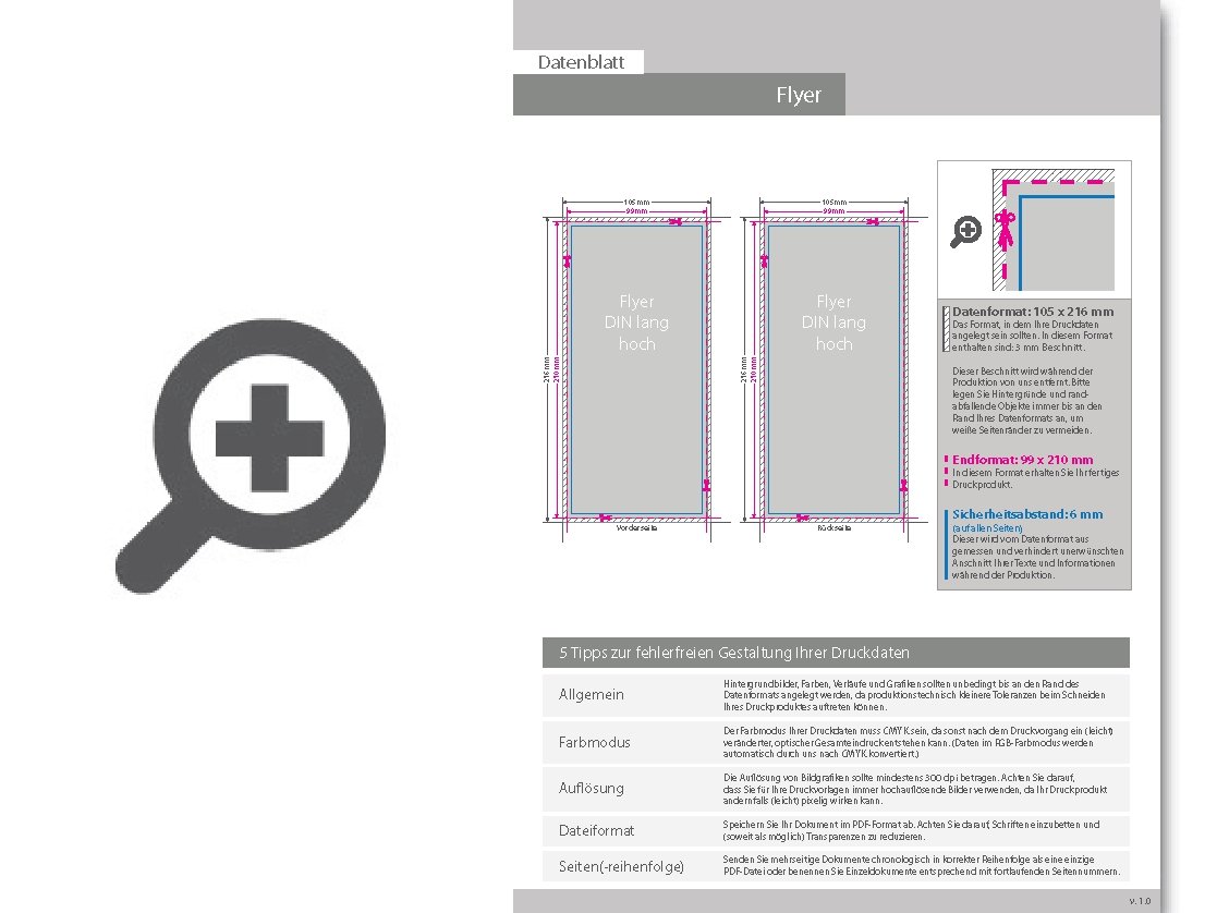Product Bild hochglanz-uv-lack-flyer_din_lang_(9_9_cm_x_21_0_cm)__beidseitig_bedruckt