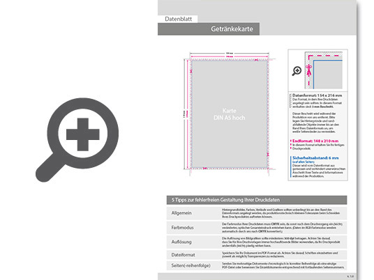 Product Bild getr__nkekarte_din_a5_(14_8_cm_x_21_0_cm)__einseitig_bedruckt