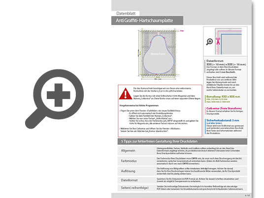 Product Bild hartschaumplatte_mit_anti-graffiti-lack_gl__nzend_in_birne-form_konturgefr__st___einseitig_4_0-farbig_bedruckt