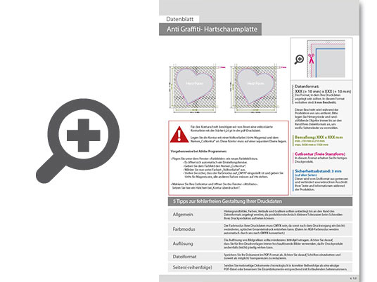 Product Bild hartschaumplatte_mit_anti-graffiti-lack_gl__nzend_in_herz-form_konturgefr__st___beidseitig_4_4-farbig_bedruckt