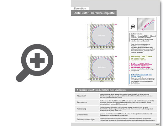 Product Bild hartschaumplatte_mit_anti-graffiti-lack_gl__nzend_rund_(kreisrund_konturgefr__st)___beidseitig_4_4-farbig_bedruckt