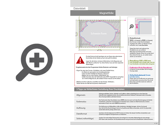 Product Bild hochwertige_k__hlschrank-magnetfolie_in_schwein-form___einseitig_4_0-farbig_bedruckt