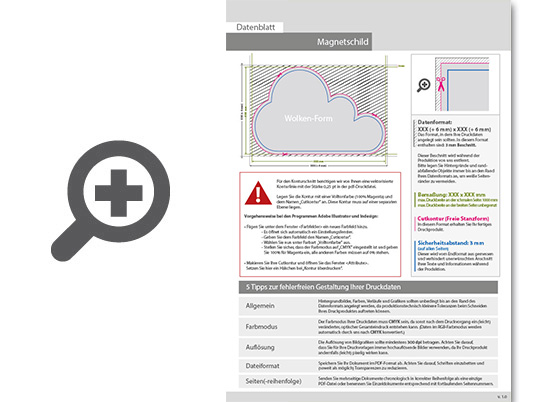 hochwertiges_magnetschild_in_wolke-form Product Bild hochwertiges_magnetschild_in_wolke-form