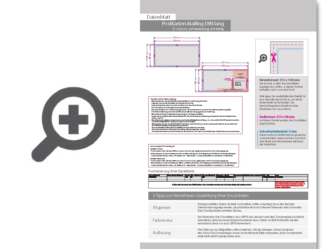 Product Bild postkarten-mailing_din_lang_quer_(21_0_cm_x_9_8_cm)_mit_partieller_uv-lack-veredelung